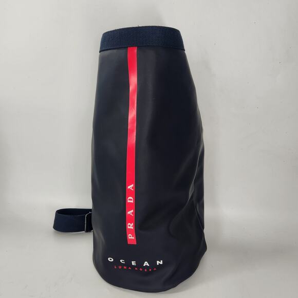 Prada Ocean Luna Rosa Seafaring Sailing One Shoulder Bag Navy Waterproof Unisex - Picture 1 of 8